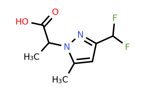 CAS 957513-84-7 | 2-(3-(Difluoromethyl)-5-methyl-1H-pyrazol-1-yl)propanoic acid