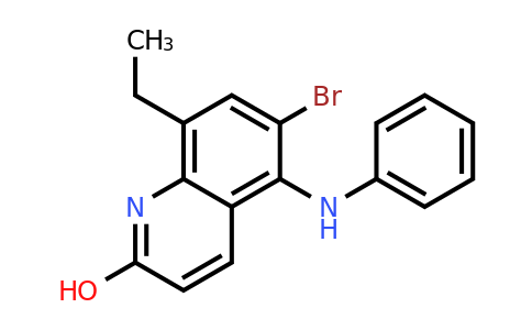 CAS 95813-73-3 | 6-Bromo-8-ethyl-5-(phenylamino)quinolin-2-ol