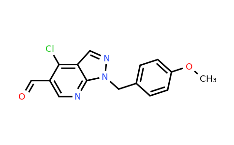 CAS 958230-27-8 | 4-Chloro-1-(4-methoxybenzyl)-1H-pyrazolo[3,4-B]pyridine-5-carbaldehyde