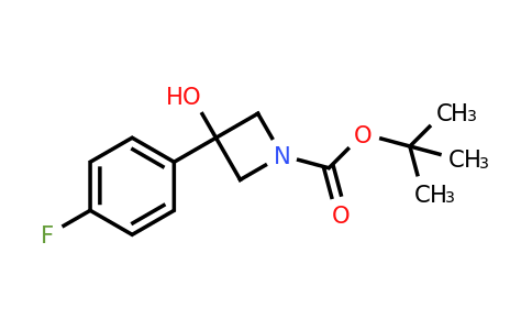 CAS 958297-44-4 | tert-Butyl 3-(4-fluorophenyl)-3-hydroxyazetidine-1-carboxylate