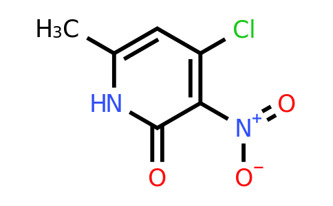 CAS 95835-64-6 | 4-Chloro-6-methyl-3-nitropyridin-2(1H)-one