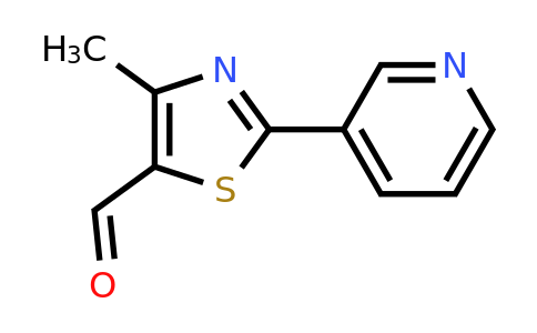 CAS 958443-39-5 | 4-Methyl-2-(pyridin-3-YL)thiazole-5-carbaldehyde