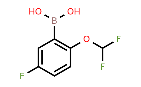 CAS 958451-71-3 | [2-(difluoromethoxy)-5-fluorophenyl]boronic acid