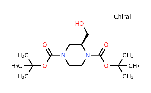 CAS 958635-12-6 | (S)-Di-tert-butyl 2-(hydroxymethyl)piperazine-1,4-dicarboxylate