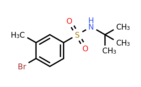 CAS 958651-46-2 | 4-Bromo-N-(tert-butyl)-3-methylbenzenesulfonamide