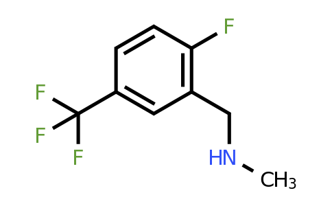 CAS 958863-66-6 | 1-(2-Fluoro-5-(trifluoromethyl)phenyl)-N-methylmethanamine
