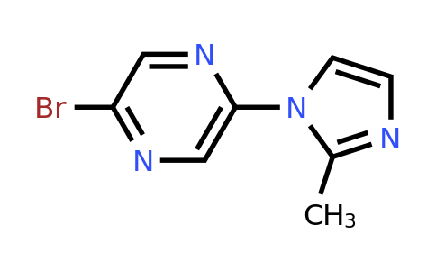 CAS 959238-62-1 | 2-Bromo-5-(2-methylimidazol-1-YL)pyrazine