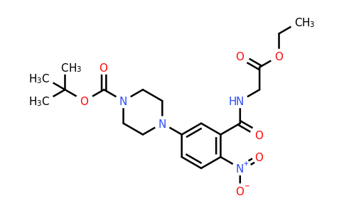 CAS 959246-47-0 | 1-BOC-4-(3-(Ethoxycarbonylmethylcarbamoyl)-4-nitrophenyl)piperazine