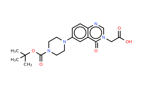 CAS 959246-63-0 | 1-N-BOC-4-(3-Carboxymethyl-4-oxo-3,4-dihydroquinazolin-6-YL)piperazine