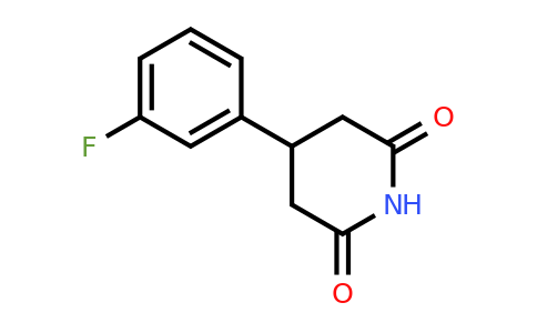 CAS 959246-81-2 | 4-(3-Fluorophenyl)piperidine-2,6-dione