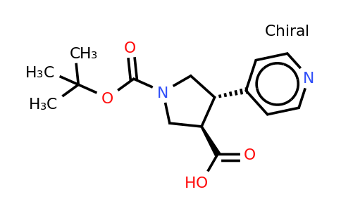 CAS 959579-54-5 | Boc-(+/-)-trans-4-(4-pyridinyl)-pyrrolidine-3-carboxylic acid