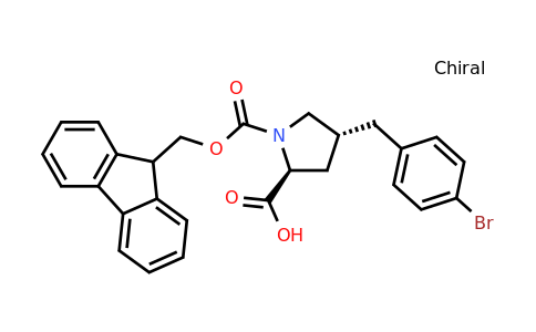 CAS 959580-40-6 | (2S,4R)-1-(((9H-Fluoren-9-yl)methoxy)carbonyl)-4-(4-bromobenzyl)pyrrolidine-2-carboxylic acid