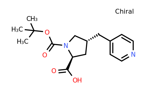 CAS 959581-01-2 | (2S,4R)-1-(tert-Butoxycarbonyl)-4-(pyridin-4-ylmethyl)pyrrolidine-2-carboxylic acid
