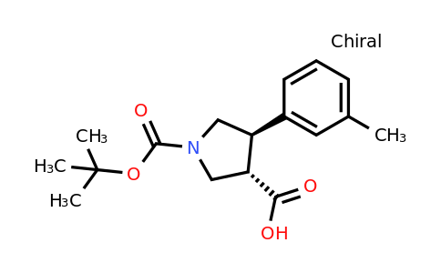 CAS 959583-16-5 | trans-1-boc-4-(3-methylphenyl)-pyrrolidine-3-carboxylic acid