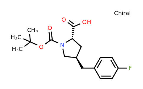 CAS 959583-52-9 | (2S,4R)-1-(tert-Butoxycarbonyl)-4-(4-fluorobenzyl)pyrrolidine-2-carboxylic acid