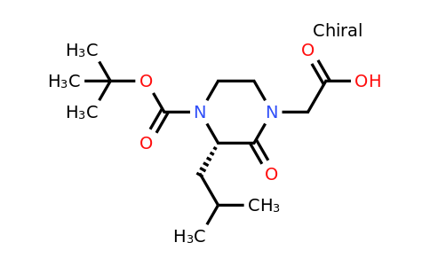 CAS 959584-21-5 | (3S)-4-BOC-1-Carboxymethyl-3-isobutyl-piperazin-2-one