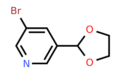 CAS 959623-14-4 | 3-Bromo-5-(1,3-dioxolan-2-YL)pyridine