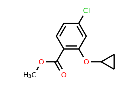 CAS 959749-02-1 | Methyl 4-chloro-2-cyclopropoxybenzoate