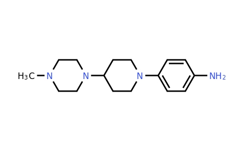 CAS 959795-70-1 | 4-[4-(4-methylpiperazin-1-yl)piperidin-1-yl]aniline