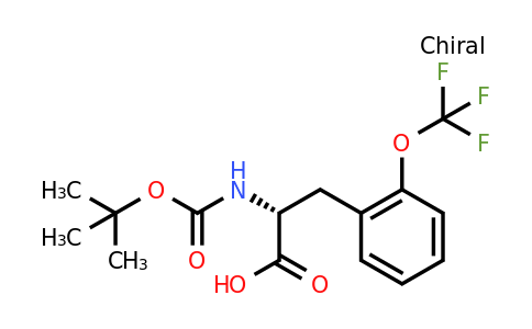 CAS 959845-31-9 | (2R)-2-[(Tert-butoxy)carbonylamino]-3-[2-(trifluoromethoxy)phenyl]propanoic acid