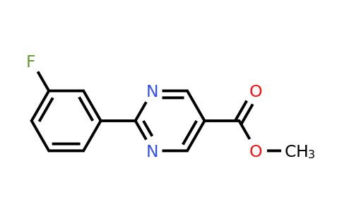 CAS 960198-51-0 | Methyl 2-(3-fluorophenyl)pyrimidine-5-carboxylate