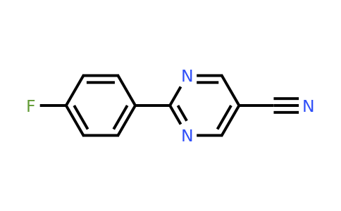 CAS 960198-60-1 | 2-(4-Fluorophenyl)pyrimidine-5-carbonitrile