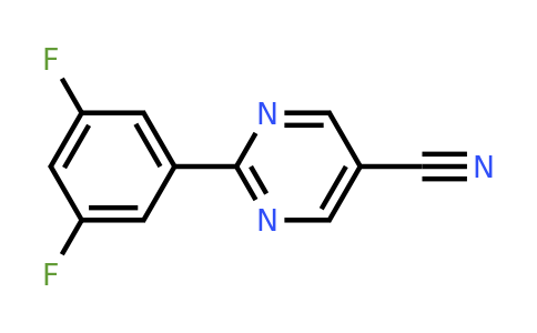 CAS 960198-64-5 | 2-(3,5-Difluorophenyl)pyrimidine-5-carbonitrile