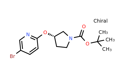 CAS 960289-30-9 | (S)-tert-Butyl 3-((5-bromopyridin-2-yl)oxy)pyrrolidine-1-carboxylate