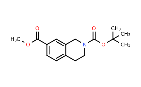 CAS 960305-54-8 | 2-Tert-butyl 7-methyl 3,4-dihydroisoquinoline-2,7(1H)-dicarboxylate