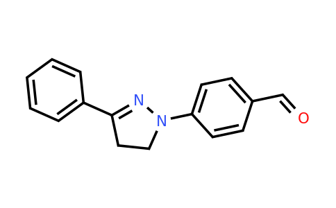 CAS 961-88-6 | 4-(3-phenyl-4,5-dihydro-1H-pyrazol-1-yl)benzaldehyde