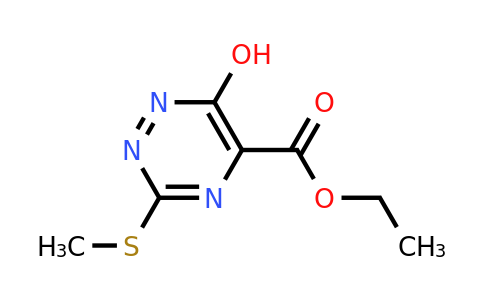 CAS 96259-27-7 | Ethyl 6-hydroxy-3-(methylthio)-1,2,4-triazine-5-carboxylate