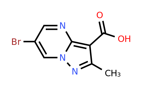 CAS 96319-42-5 | 6-bromo-2-methylpyrazolo[1,5-a]pyrimidine-3-carboxylic acid