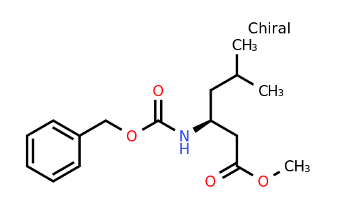 CAS 96386-94-6 | (S)-Methyl 3-(((benzyloxy)carbonyl)amino)-5-methylhexanoate