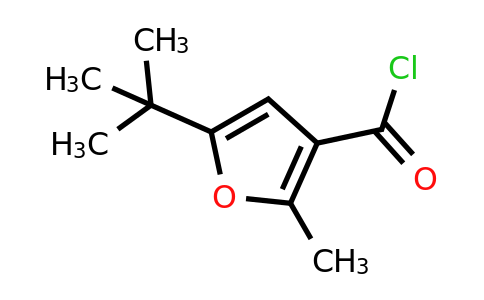 CAS 96543-75-8 | 5-(tert-Butyl)-2-methylfuran-3-carbonyl chloride