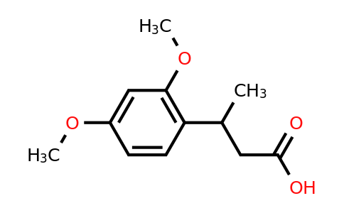 CAS 96818-09-6 | 3-(2,4-dimethoxyphenyl)butanoic acid