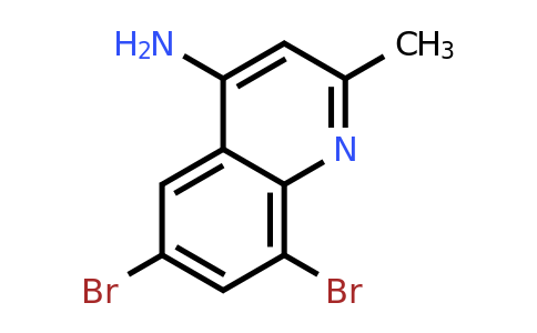 CAS 96938-27-1 | 4-Amino-6,8-dibromo-2-methylquinoline