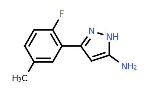 CAS 97052-86-3 | 3-(2-fluoro-5-methylphenyl)-1H-pyrazol-5-amine