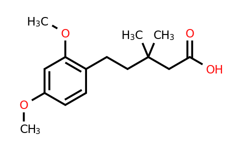 CAS 97305-84-5 | 5-(2,4-dimethoxyphenyl)-3,3-dimethylpentanoic acid
