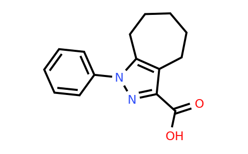 CAS 97393-57-2 | 1-Phenyl-1H,4H,5H,6H,7H,8H-cyclohepta[c]pyrazole-3-carboxylic acid