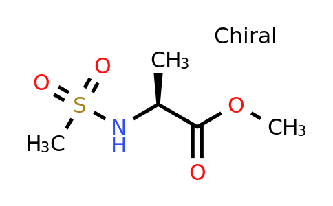CAS 97482-28-5 | Methyl (2S)-2-methanesulfonamidopropanoate