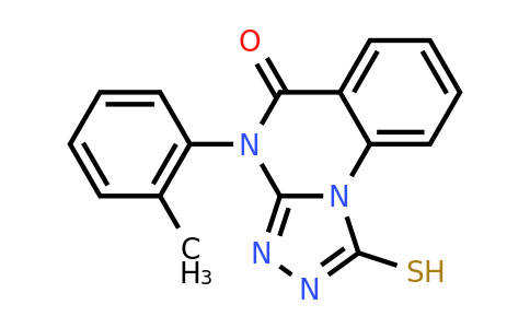 CAS 97496-33-8 | 4-(2-methylphenyl)-1-sulfanyl-4H,5H-[1,2,4]triazolo[4,3-a]quinazolin-5-one