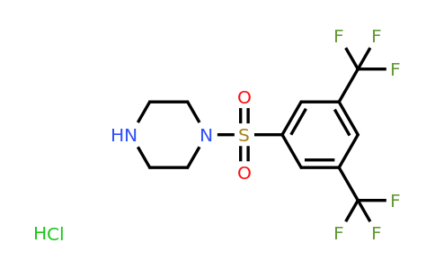 CAS 97630-12-1 | 1-[3,5-bis(trifluoromethyl)benzenesulfonyl]piperazine hydrochloride
