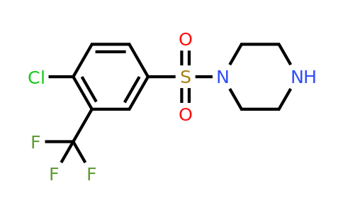 CAS 97630-13-2 | 1-[4-chloro-3-(trifluoromethyl)benzenesulfonyl]piperazine