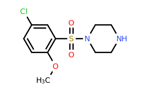 CAS 97630-43-8 | 1-(5-chloro-2-methoxybenzenesulfonyl)piperazine