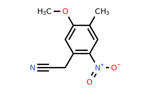 CAS 97655-14-6 | 2-(5-Methoxy-4-methyl-2-nitrophenyl)acetonitrile