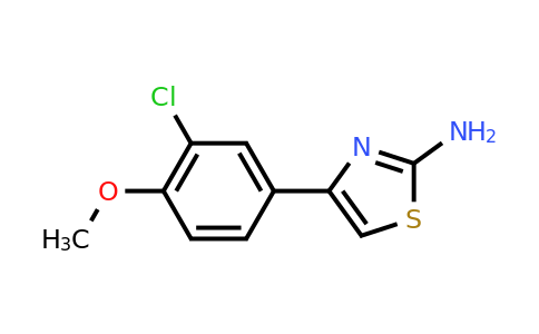 CAS 97713-62-7 | 4-(3-chloro-4-methoxyphenyl)-1,3-thiazol-2-amine