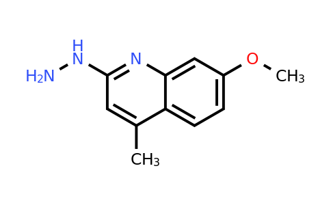 CAS 97892-65-4 | 2-Hydrazinyl-7-methoxy-4-methylquinoline