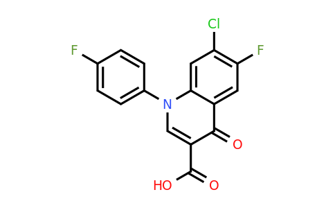 CAS 98105-79-4 | 7-Chloro-6-fluoro-1-(4-fluorophenyl)-4-oxo-1,4-dihydroquinoline-3-carboxylic acid