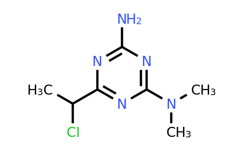 CAS 98336-32-4 | 6-(1-Chloroethyl)-N2,N2-dimethyl-1,3,5-triazine-2,4-diamine