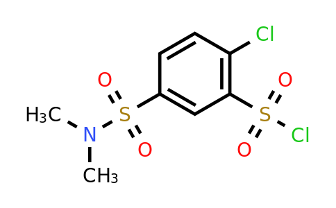 CAS 98491-06-6 | 2-chloro-5-(dimethylsulfamoyl)benzene-1-sulfonyl chloride
